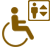 Hotel con ascensor accesible para personas con discapacidades físicas de movilidad
