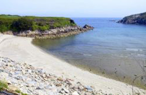 Playa de Rueta en Cervo, provincia de Lugo